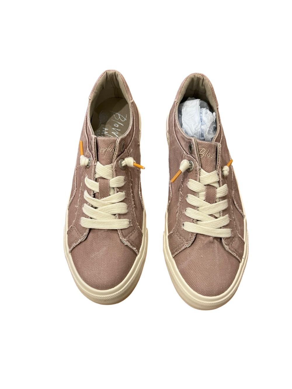 Blowfish Malibu Martina Sneaker Women's 7 Brown Canvas Low Top Lace Up